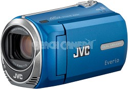 JVC Everio GZ-MS230A Camcorder w/ 8GB Built-in Flash Memory & SD/SDHC Card Slot Blue 