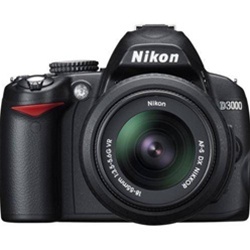 Nikon D3000 10.2 MP DX Digital SLR Camera - Body