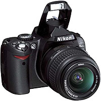 Nikon D40 6.1 Megapixel Digital SLR Camera 3X Zoom Kit Outfit, with 18-55mm f/3.5-5.6G ED II AF-S DX Zoom Nikkor Lens