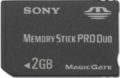 2GB Professional High-Speed Memory Stick PRO Duo