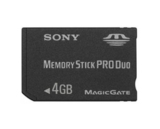 4GB Professional High-Speed Memory Stick PRO Duo