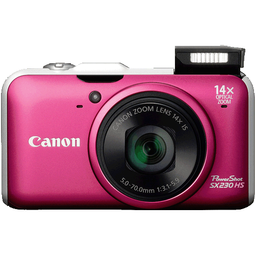 Canon Powershot SX230 HS Digital Camera 12.1 MP - Red