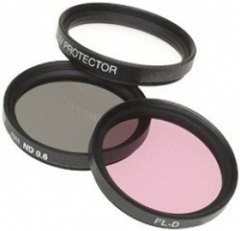 43mm Superior High Quality High Resolution Pro High Definition Multi Coated 3 Piece Filter Kit