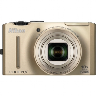 Nikon Coolpix S8100 12.1MP Digital Camera (Gold)