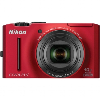 Nikon Coolpix S8100 12.1MP Digital Camera (Red)