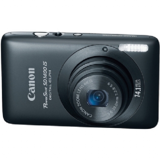 Canon PowerShot SD1400-IS, 14.1 Megapixel, 4x Optical/4x Digital Zoom, Digital Camera (Black) 