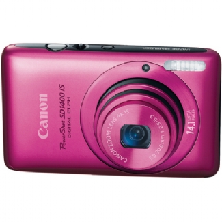 Canon PowerShot SD1400-IS, 14.1 Megapixel, 4x Optical/4x Digital Zoom, Digital Camera (Red)