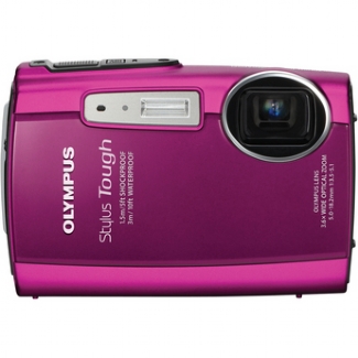 Olympus Stylus Tough 3000 Digital Camera - Pink