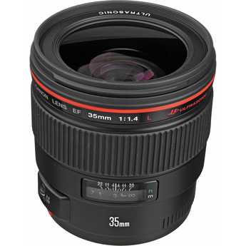 Canon Wide Angle EF 35mm f/1.4L USM Autofocus Lens