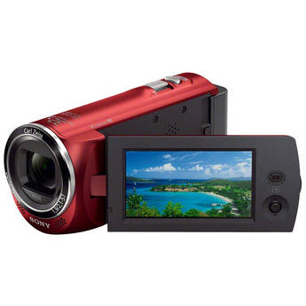  Sony HDR-CX220 HD Handycam Camcorder (Red)