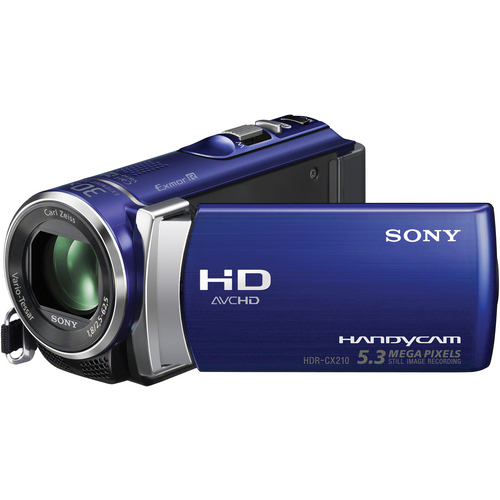 Sony HDR-CX210 High Definition Handycam Camcorder (Blue)