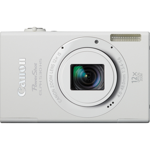 Canon PowerShot ELPH 530 HS Digital Camera (White)