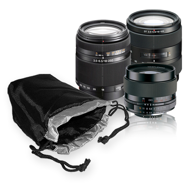 Deluxe Lens Pouch For SLR Lenses