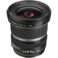  Canon EF-S 10-22mm f/3.5-4.5 USM Autofocus Lens