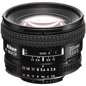 Nikon AF NIKKOR 20mm f/2.8D Lens