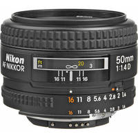 Nikon AF Nikkor 50mm f/1.4D Autofocus Lens