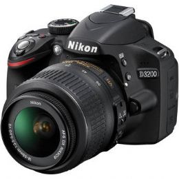 Nikon D3200 Digital SLR Camera Body (Black)