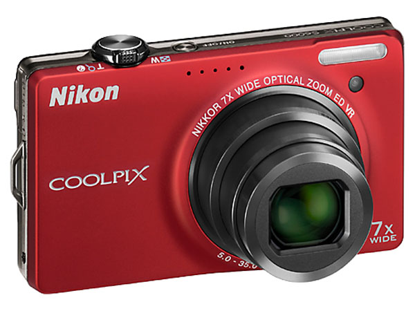 Nikon COOLPIX S6000 14.2 Megapixel Digital Camera (Red) 
