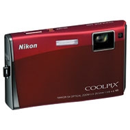 Nikon Coolpix S60 10MP Digital Camera with 5x Optical Vibration Reduction (Crimson Red)
