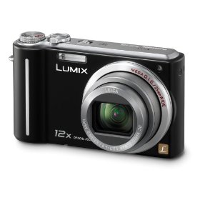 Panasonic DMC-ZS1K LUMIX 10.1 MP Digital Camera with 12x Super Zoom (Black)